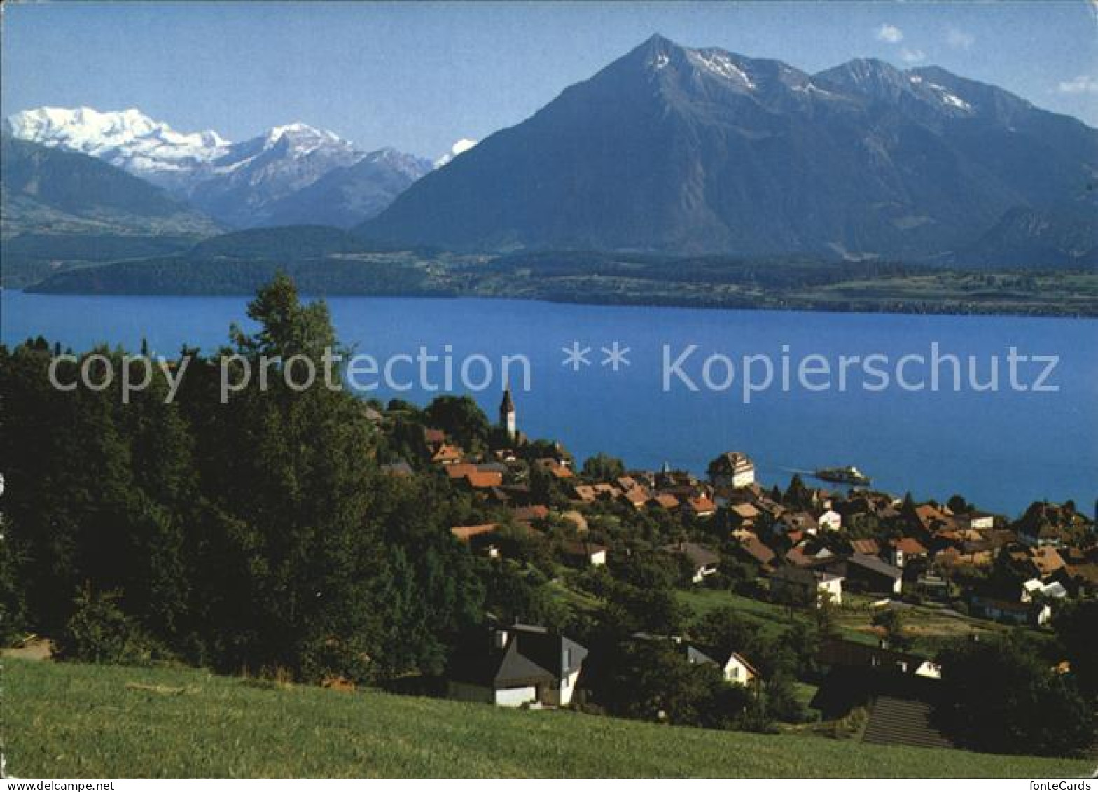 12458718 Hilterfingen Thunersee Bluemlisalp Niesen Hilterfingen - Andere & Zonder Classificatie