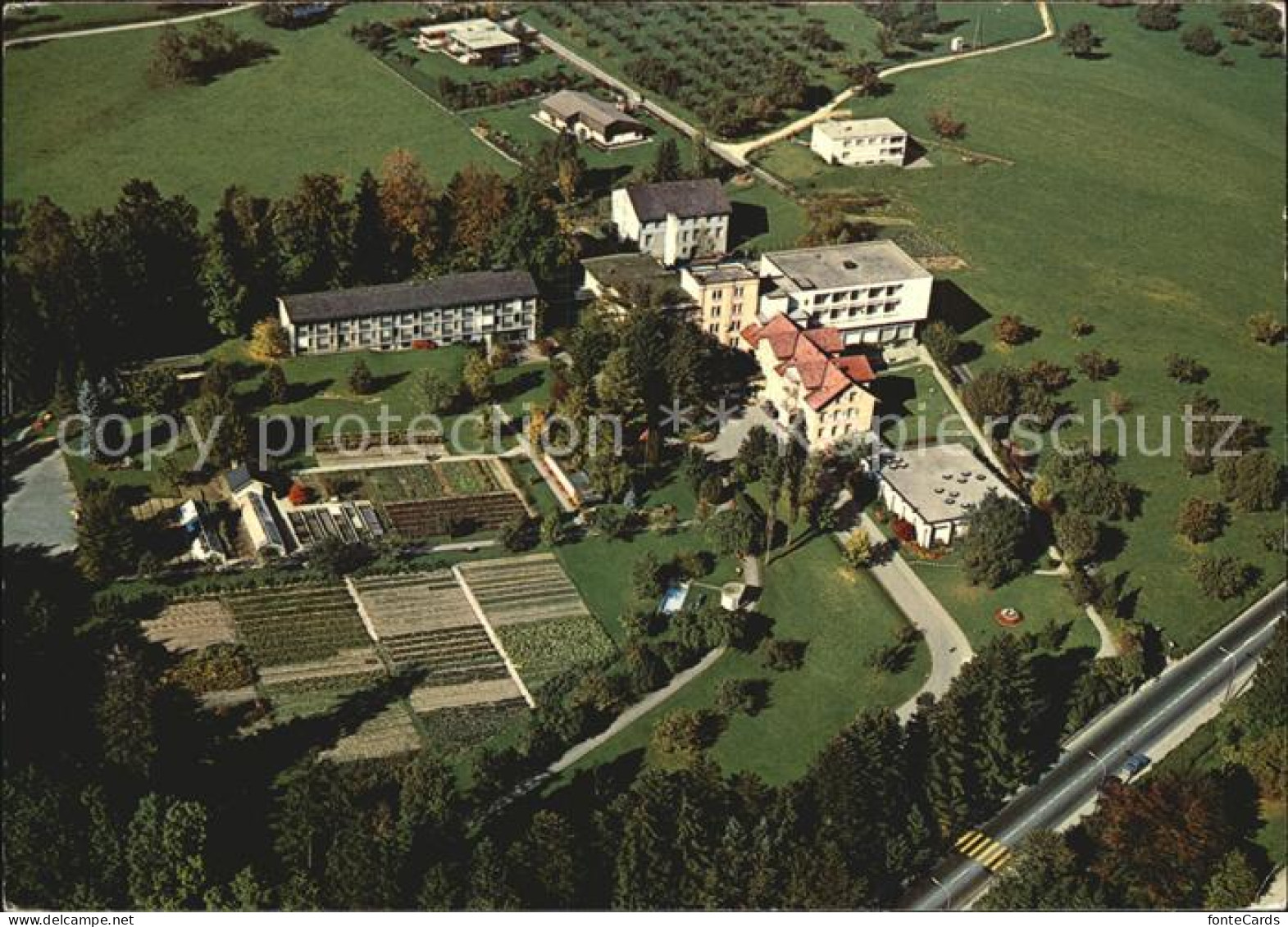 12458714 Gallen Kanton St Kneippkurhaus Oberwald Flugaufnahme St Gallen - Autres & Non Classés