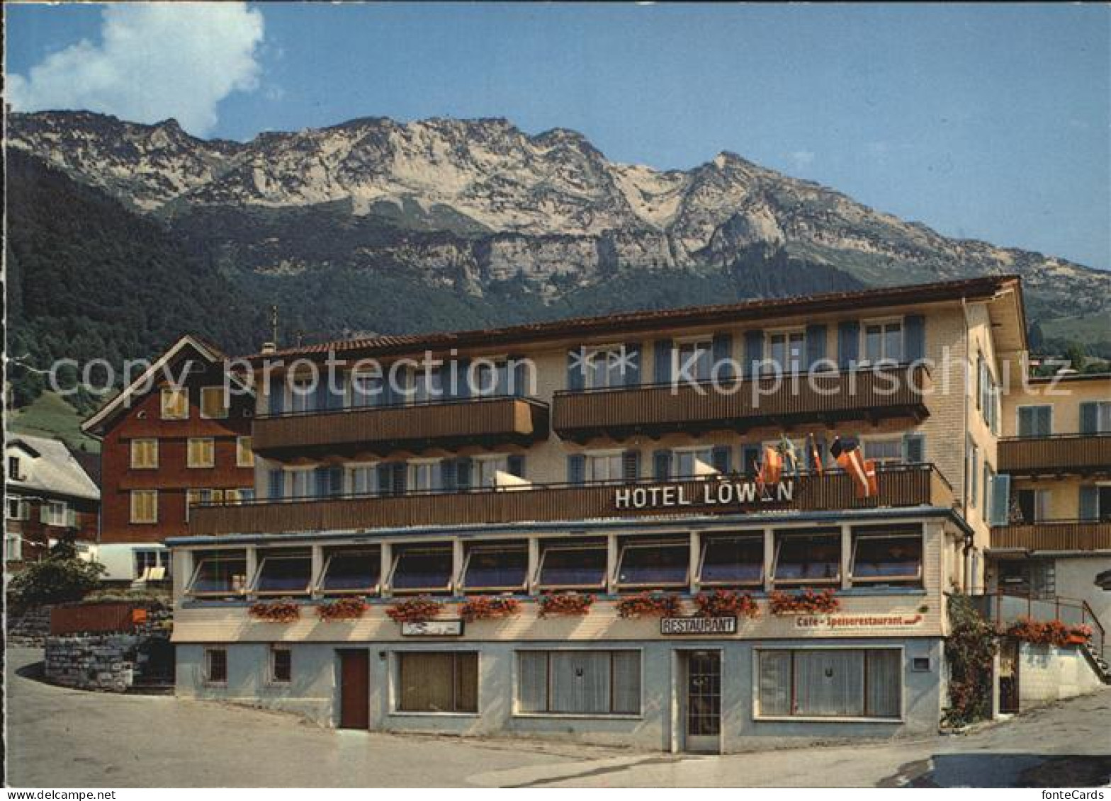 12458652 Amden SG Hotel Restaurant Loewen Betlis - Altri & Non Classificati