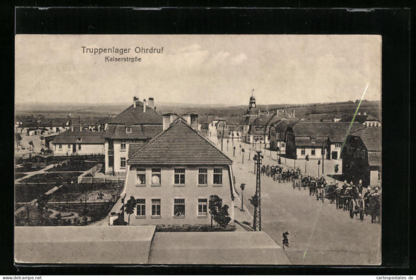 AK Ohrdruf, Kaiserstrasse Im Truppenlager  - Autres & Non Classés