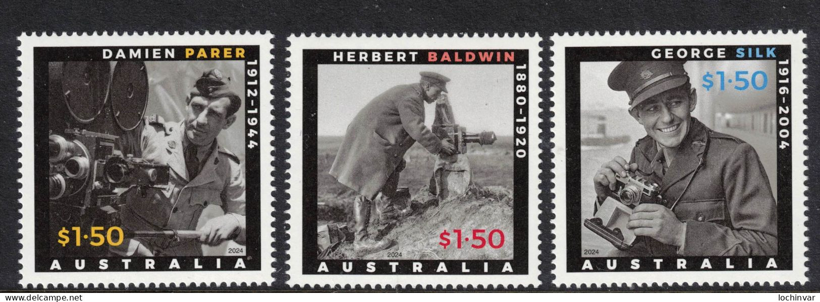 AUSTRALIA, 2024 ANZACS 3 MNH - Unused Stamps