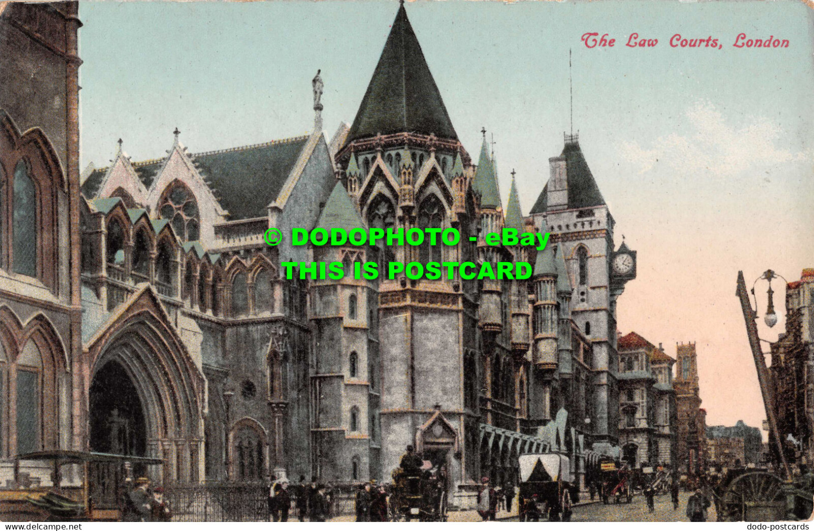 R545098 London. The Low Courts. Postcard - Autres & Non Classés