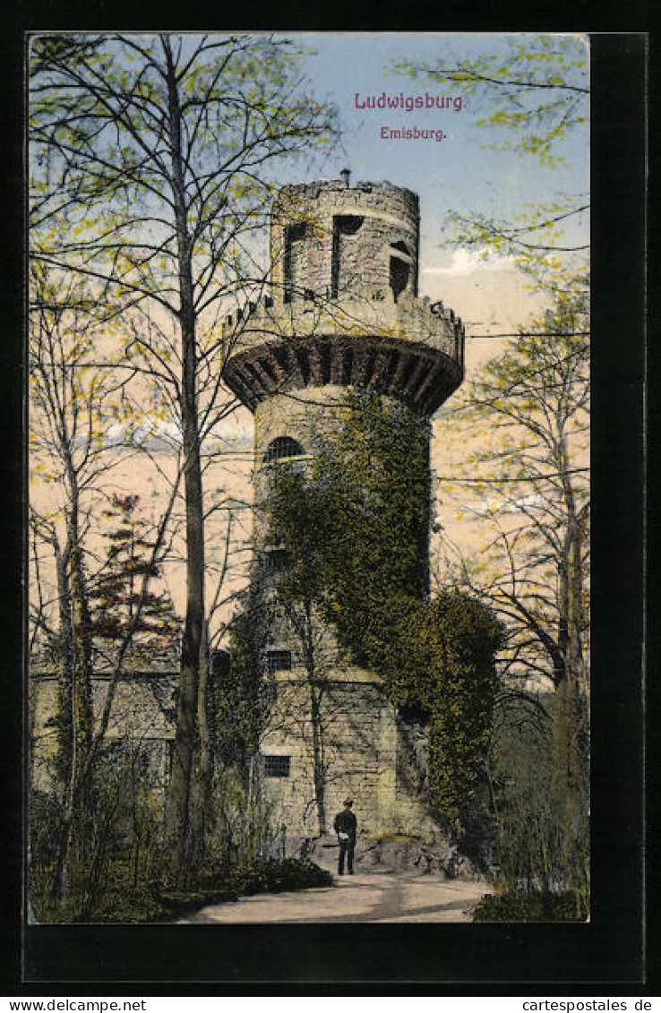 AK Ludwigsburg, Ruine Der Emisburg  - Ludwigsburg