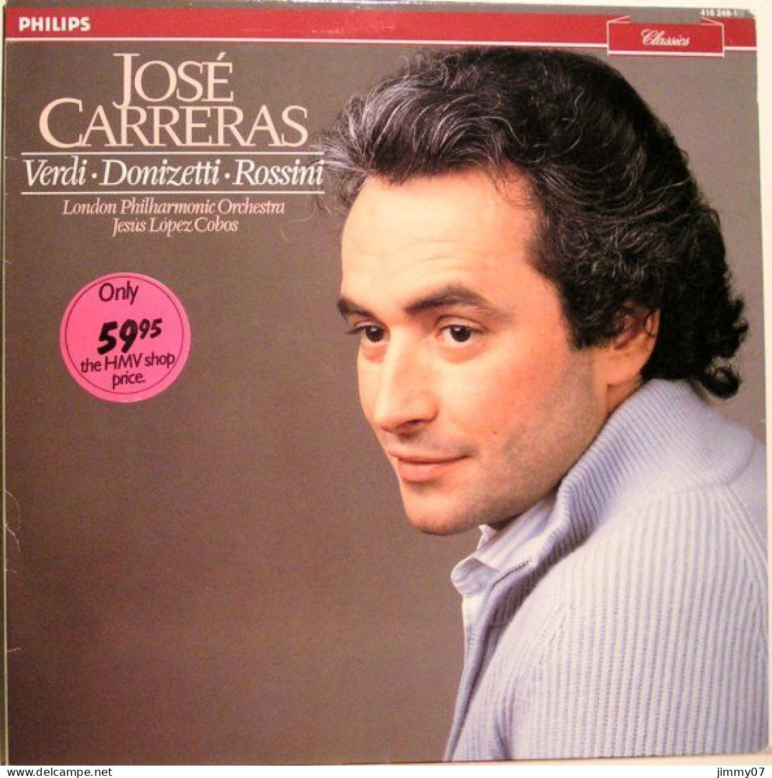 José Carreras - Verdi Donizetti Rossini (LP, RE) - Clásica