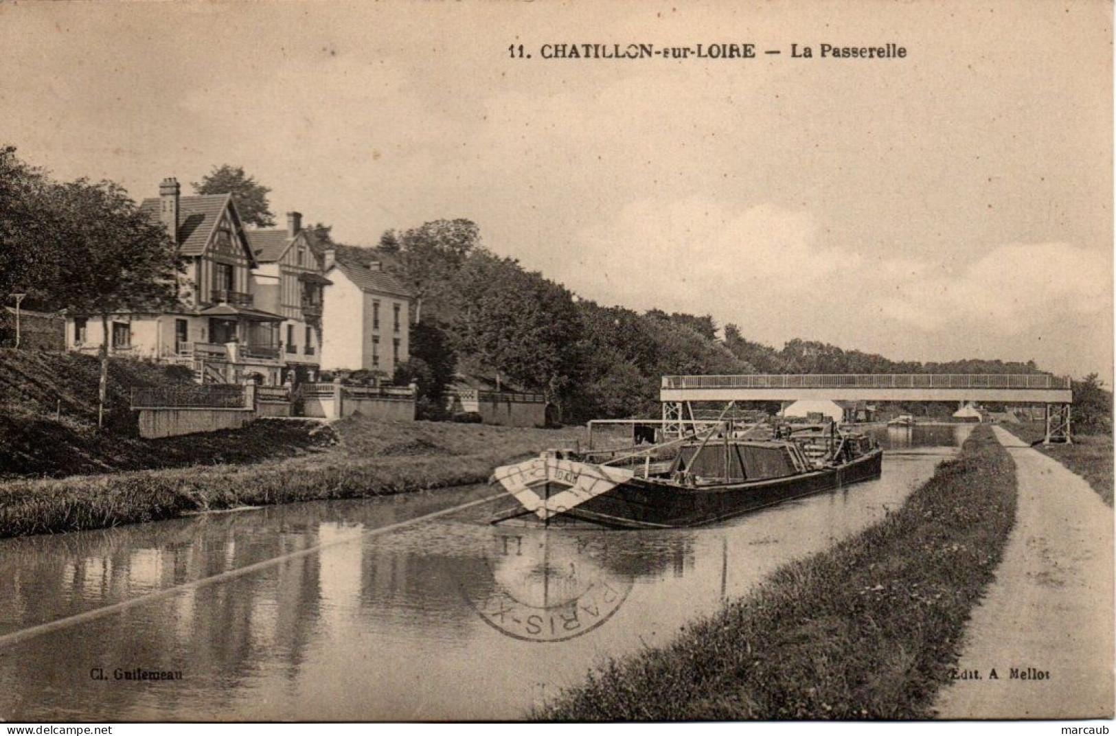 CPA 45 Loiret - CHATILLON Sur Loire - La Passerelle - Chatillon Sur Loire