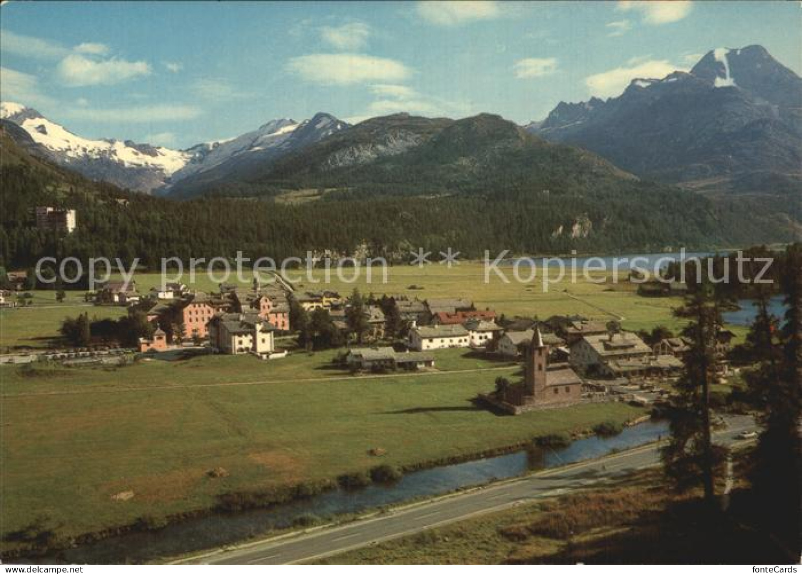 12458444 Sils Engadin Graubuenden Piz Margna Val Fex Sils/Segl Baselgia - Andere & Zonder Classificatie