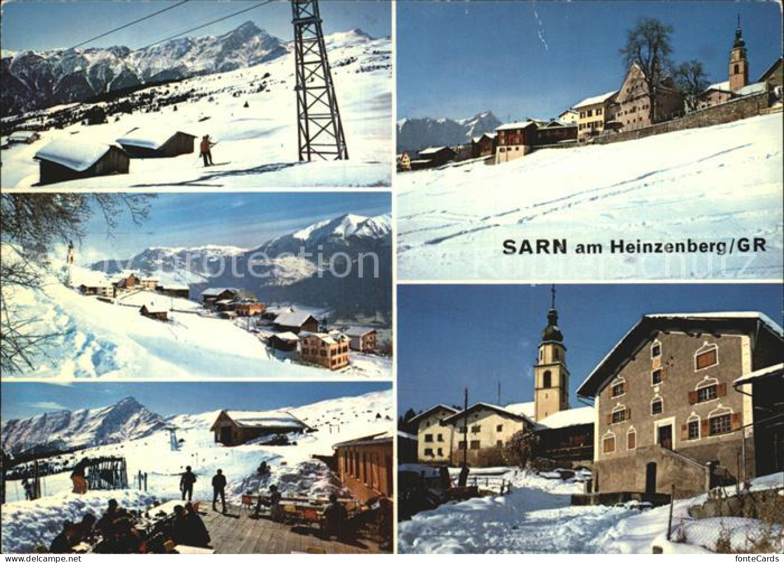 12458434 Sarn Heinzenberg Winterlandschaften Sarn - Andere & Zonder Classificatie