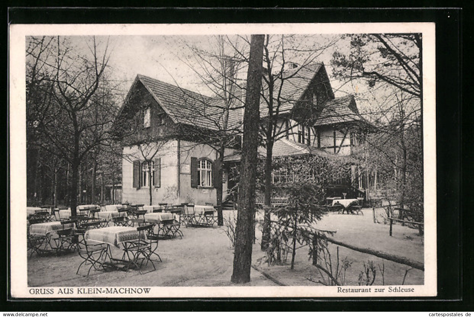 AK Klein-Machnow, Restaurant Zur Schleuse  - Kleinmachnow