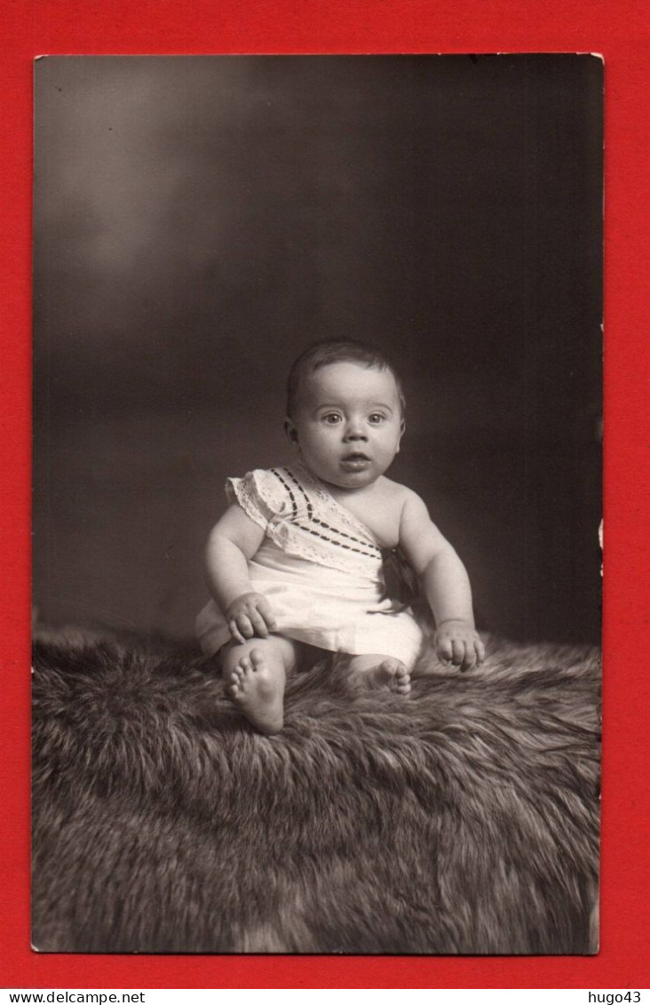 (RECTO / VERSO) BEBE - PORTRAIT - Photo Ch. LENOIR A PARIS - CPA PHOTO - 75 - Fotografie