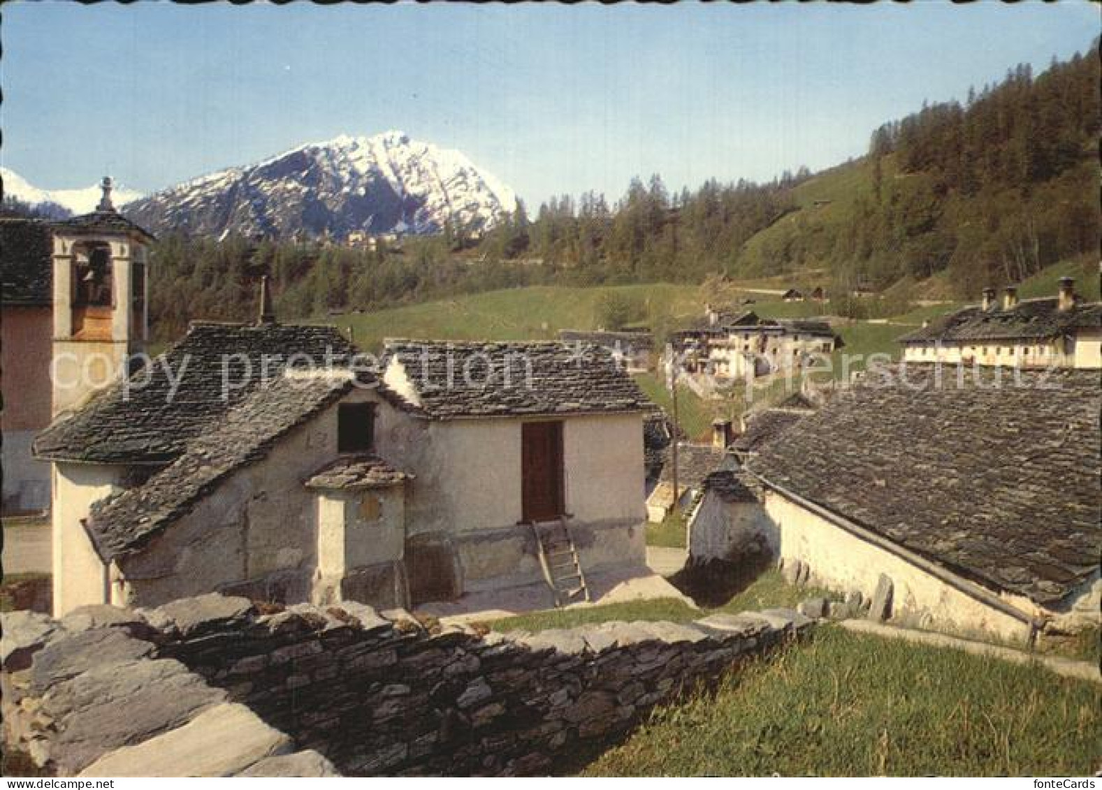 12458022 Campo GR Valle Maggia Altes Dorf Schmitten GR - Andere & Zonder Classificatie