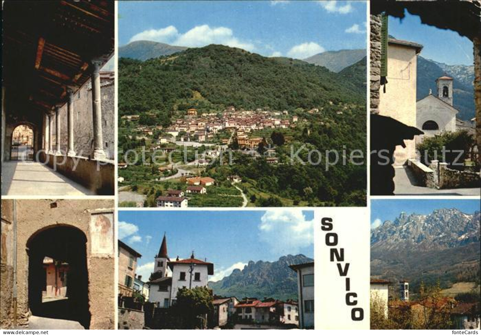 12458011 Sonvico Ortsansichten Panorama Sonvico - Andere & Zonder Classificatie