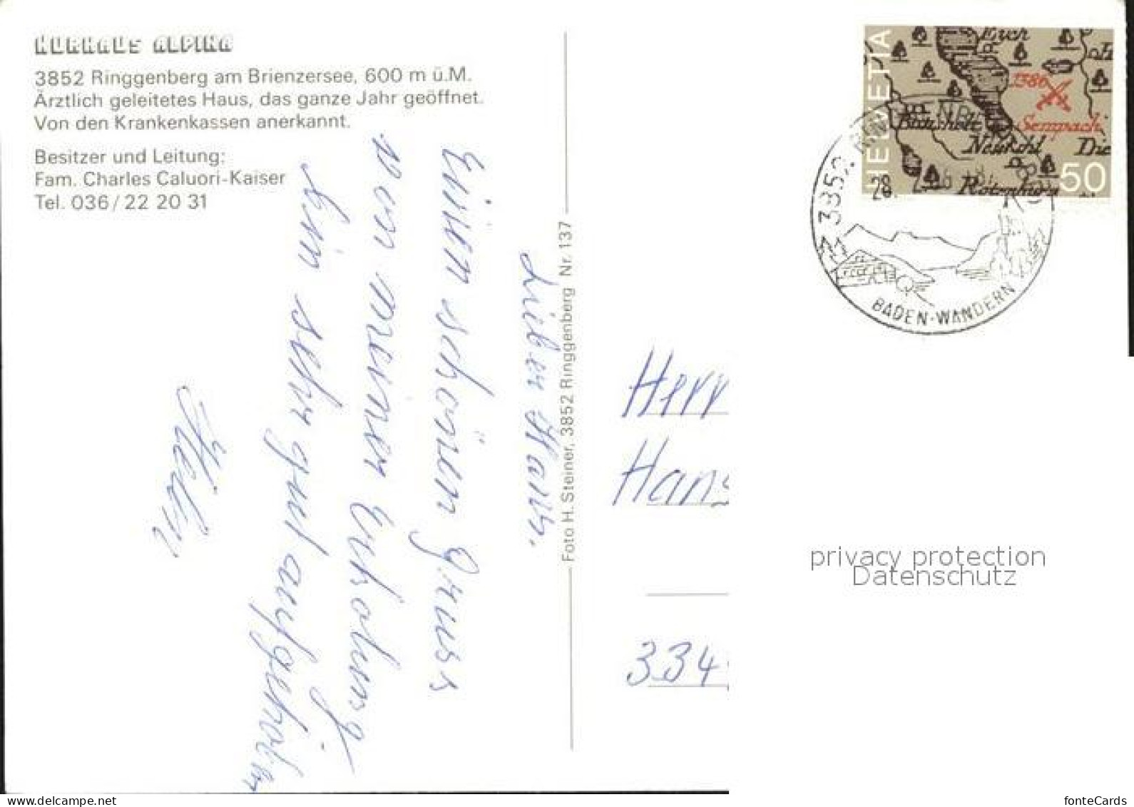 12457863 Ringgenberg Kurhaus Alpina Ringgenberg BE - Other & Unclassified