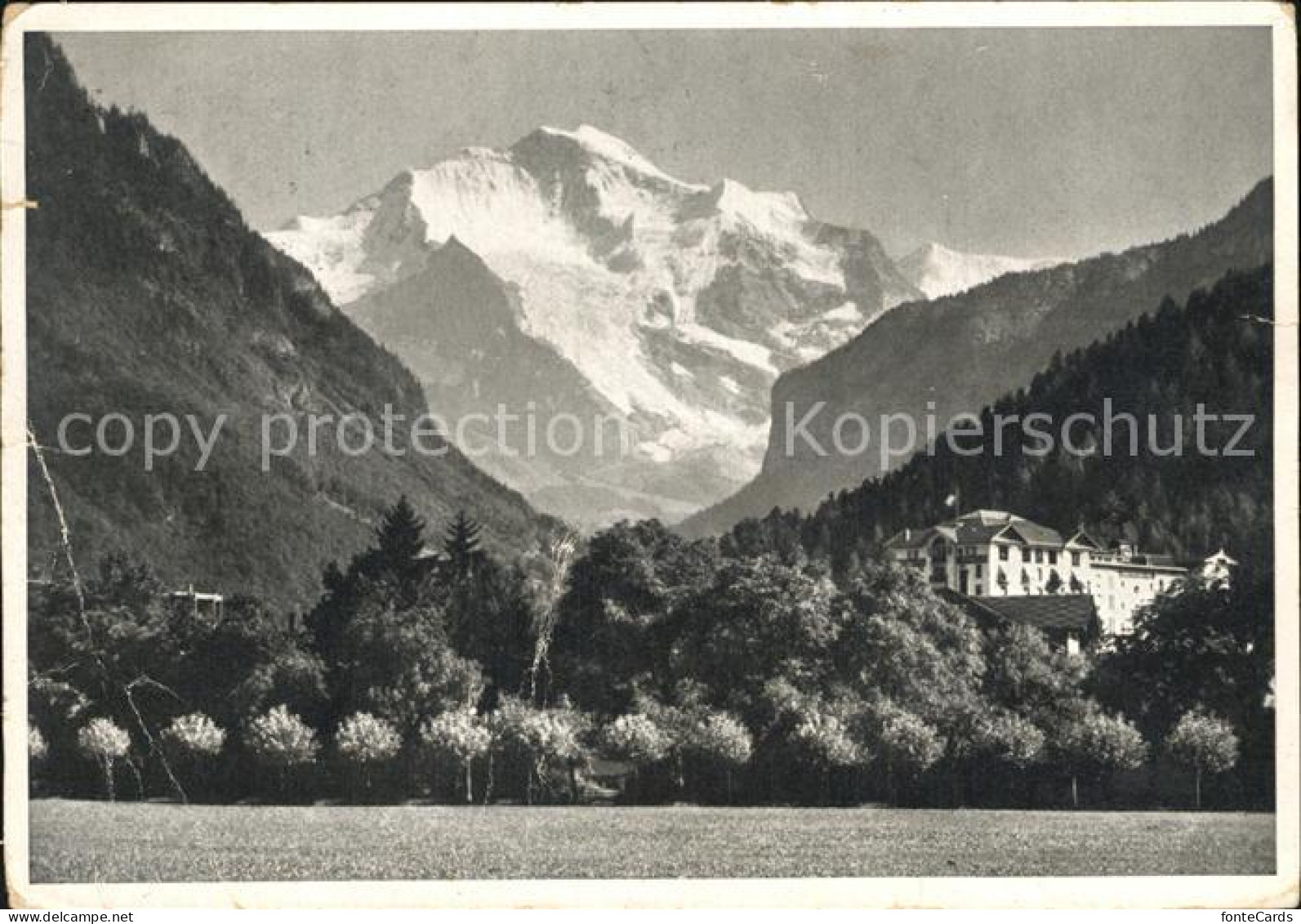 12457861 Interlaken BE Blick Auf Jungfrau Interlaken - Other & Unclassified