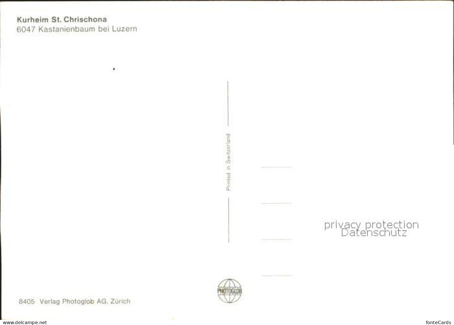 12457824 Kastanienbaum Kurheim Sankt Chrischona Kastanienbaum - Sonstige & Ohne Zuordnung