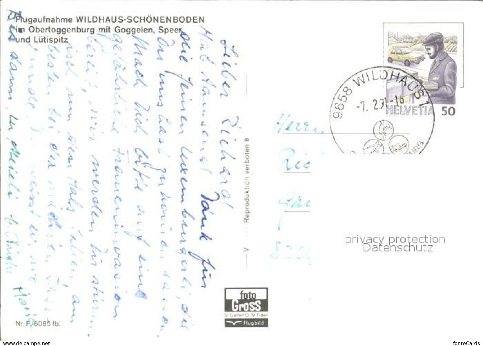 12457800 Wildhaus Schoenenboden Obertoggenburg Goggeien Speer Luetispitz Wildhau - Other & Unclassified