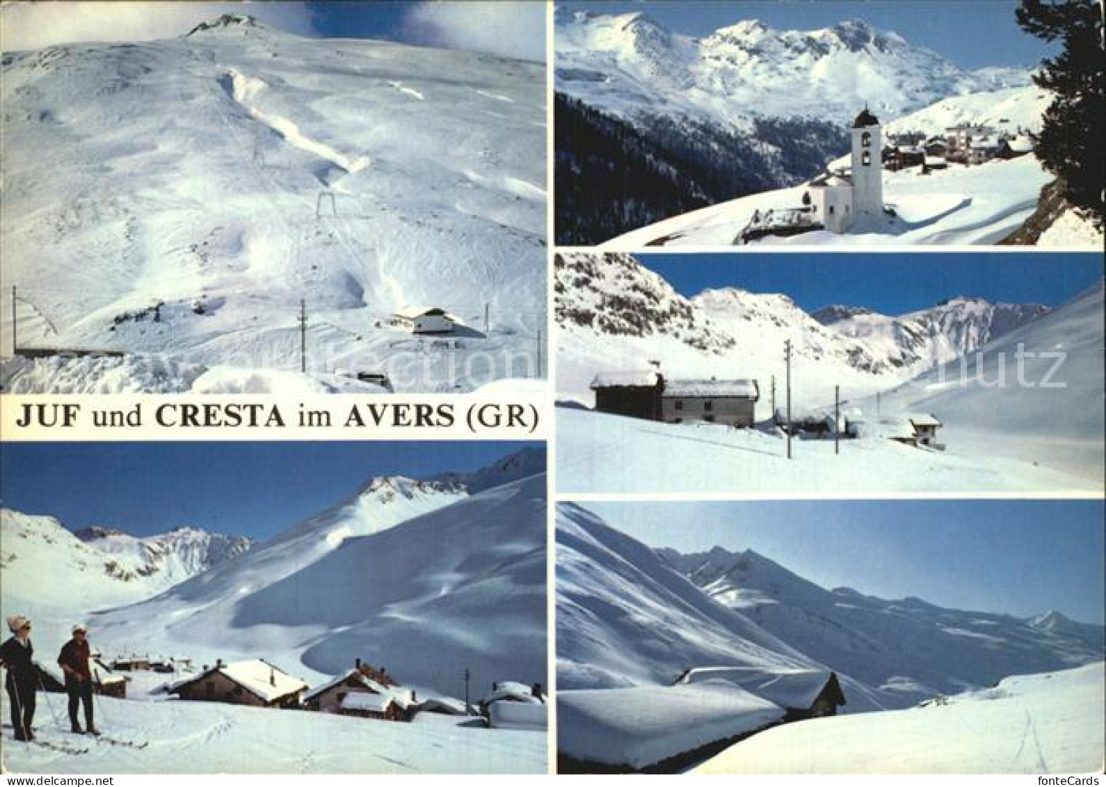 12457012 Juf Avers Cresta Winterlandschaften Juf - Autres & Non Classés