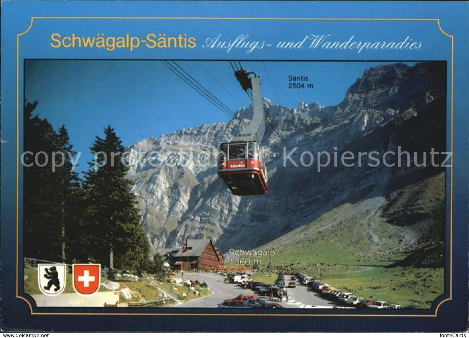 12456971 Schwaegalp AR Mit Saentis Und Luftseilbahn Schwaegalp - Other & Unclassified