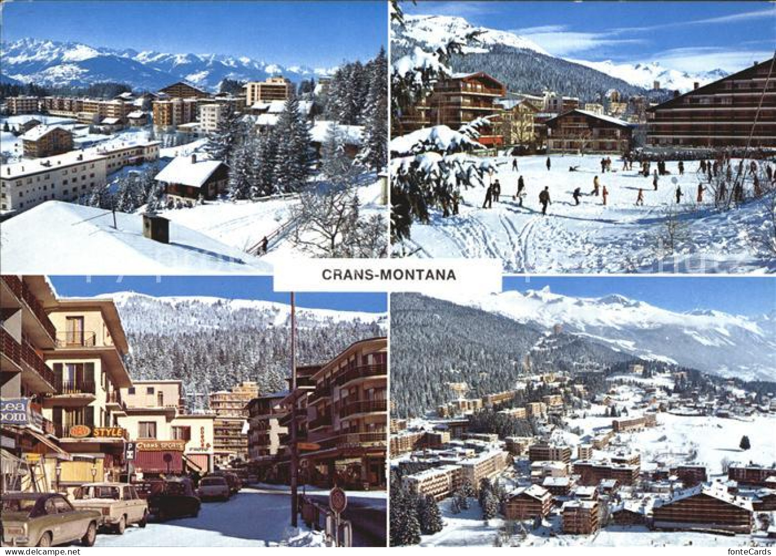 12456958 Crans-Montana Teilansichten Crans-sur-Sierre  - Other & Unclassified