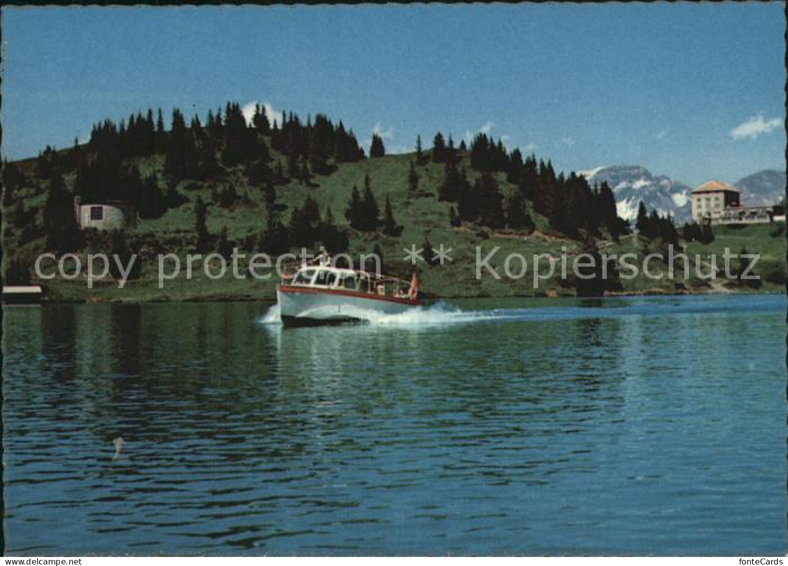 12456954 Engelberg OW Truebsee Bootspartie Engelberg - Sonstige & Ohne Zuordnung