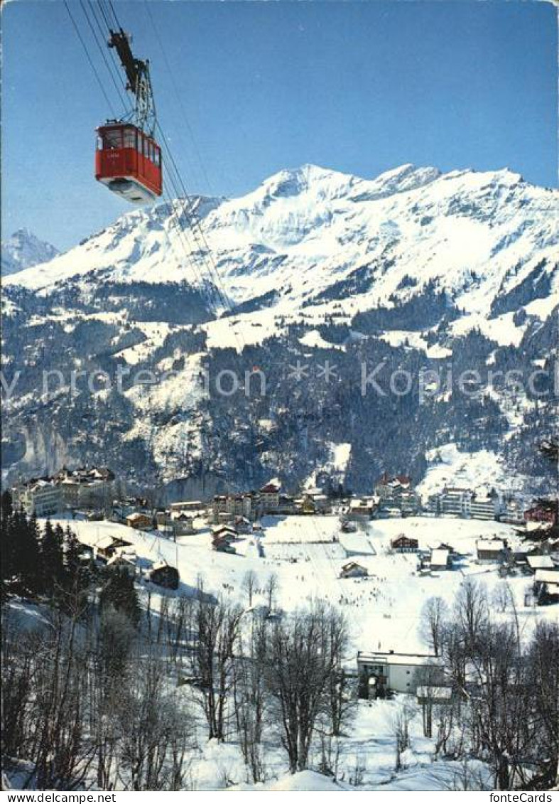 12456952 Wengen BE Panorama Luftseilbahn Wengen - Autres & Non Classés