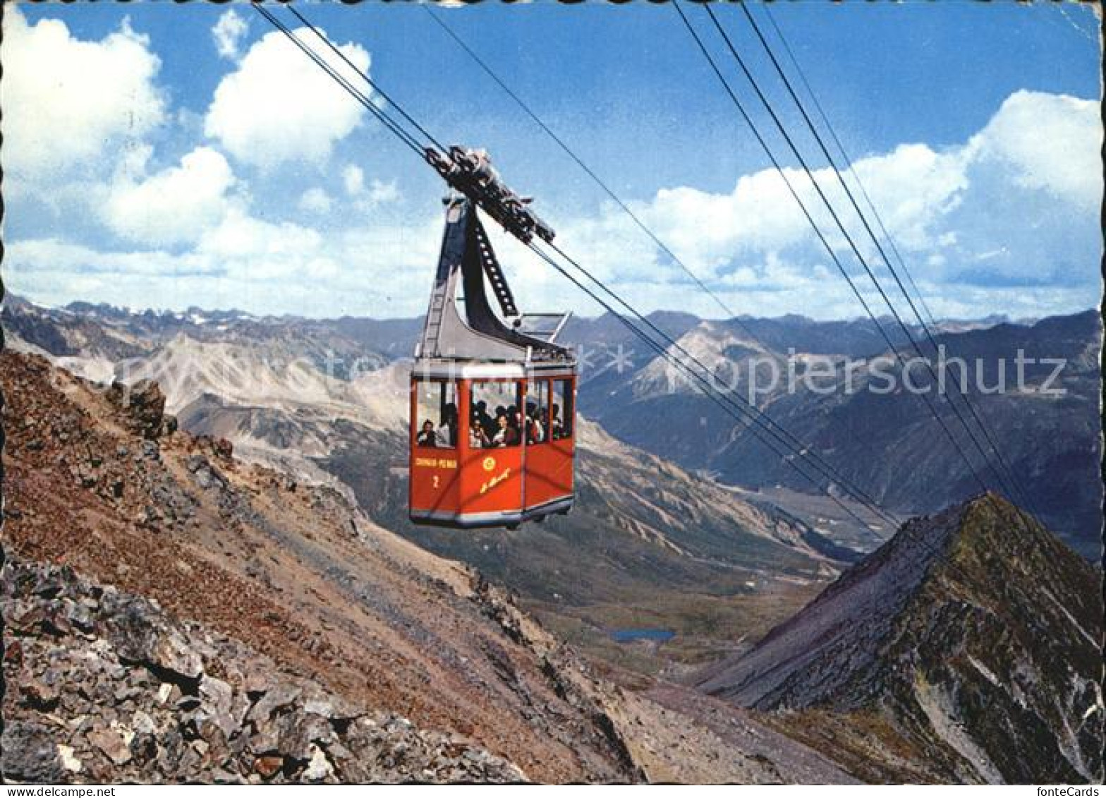 12456901 St Moritz GR Luftseilbahn Piz Nair St. Moritz - Autres & Non Classés