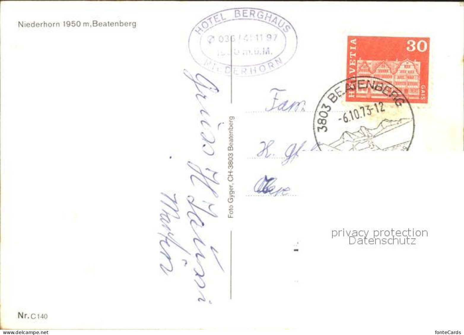 12456894 Beatenberg Berghaus Niederhorn Beatenberg - Other & Unclassified