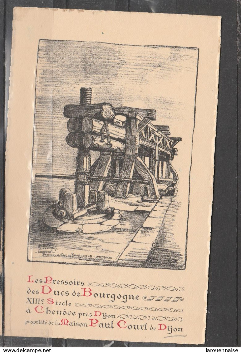 21 - CHENOVE - Les Pressoirs Des Ducs De Bourgogne - XIIIe Siècle - Propriété De La Maison Paul Court De Dijon - Chenove