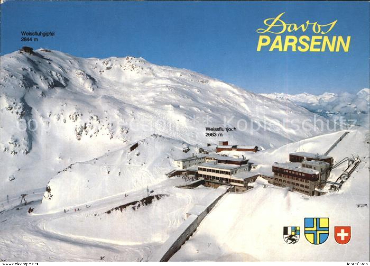 12456878 Davos Parsenn GR Weissfluhjoch Weissfluhgipfel Bergrestaurant Fliegerau - Autres & Non Classés