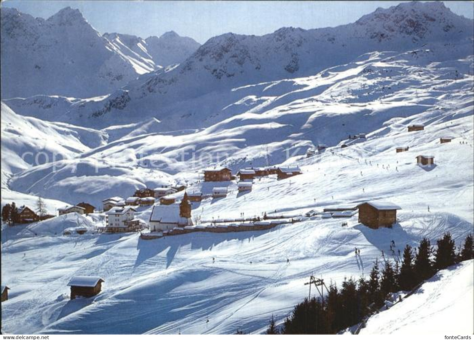 12456811 Arosa GR Skigebiet Mit Bergkirchli Arosa - Sonstige & Ohne Zuordnung