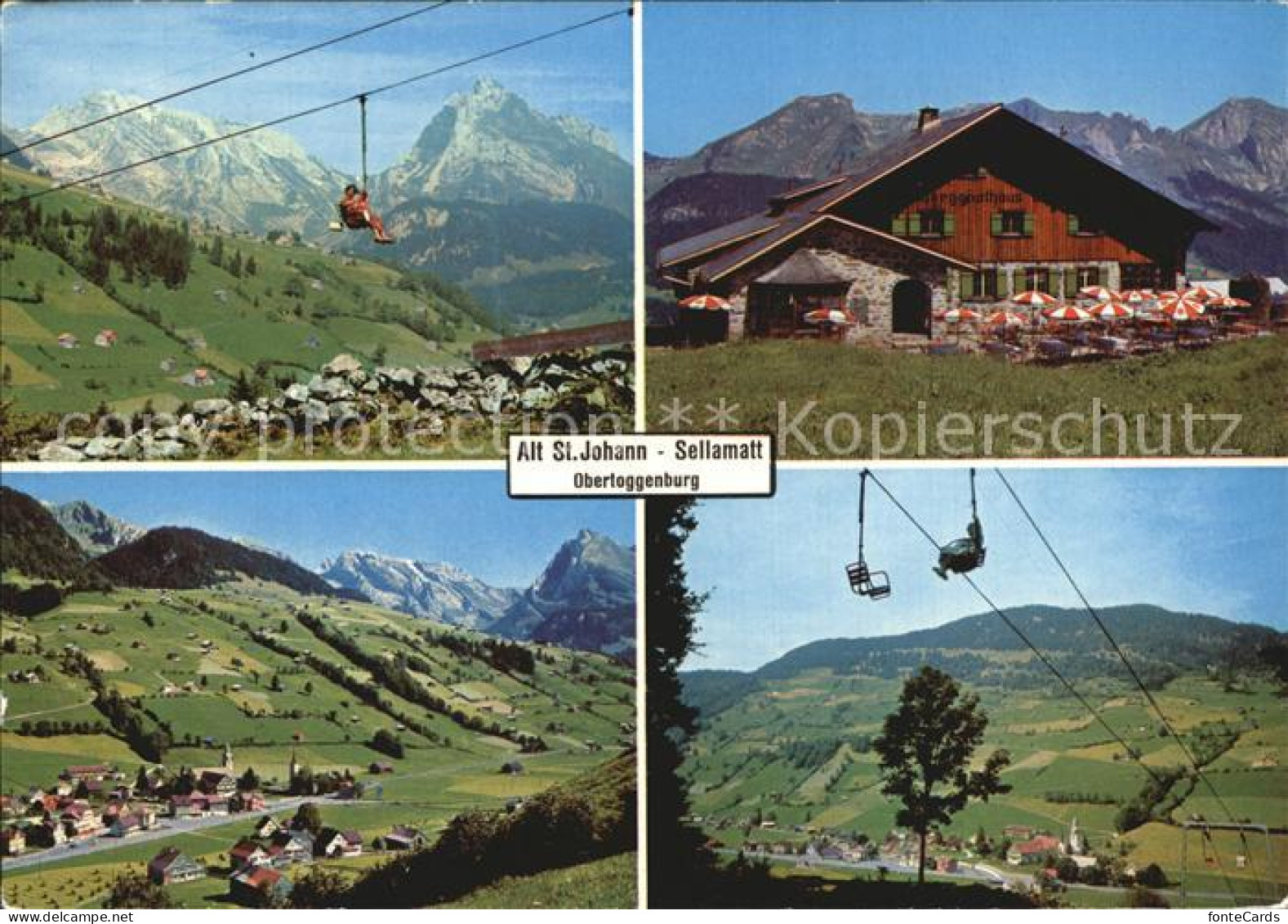 12456794 Alt St Johann Sesselbahn Berggasthaus Sellamatt Saentis Schafberg Alt S - Other & Unclassified