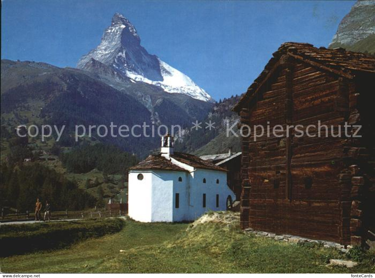 12456213 Winkelmatten Kapelle Mit Matterhorn Zermatt - Other & Unclassified