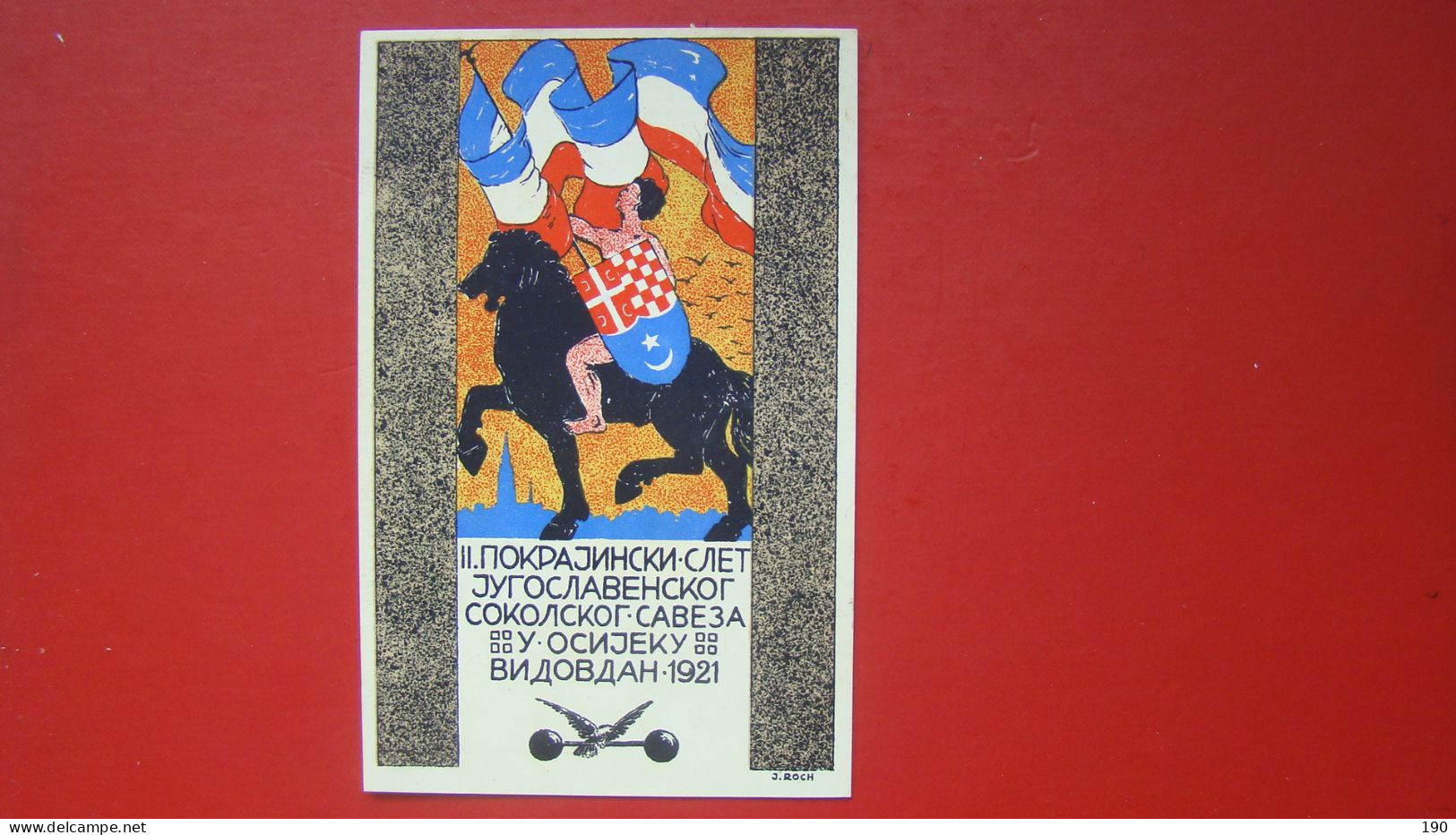 II.Pokrajinski-Slet Jugoslavenskog Sokolskog Saveza U Osijeku-Vidovdan 1921.J.Roch - Croatia