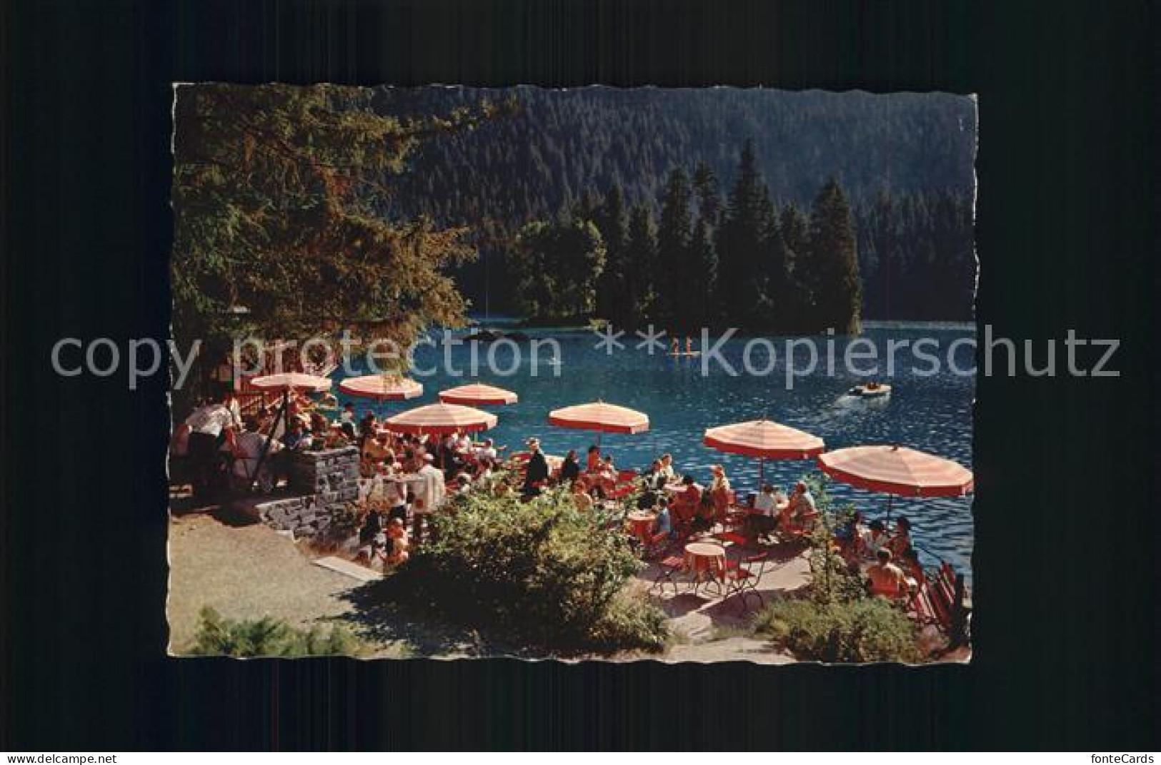 12456180 Flims GR Terrassen Restaurant Am Caumasee Flims Dorf - Autres & Non Classés