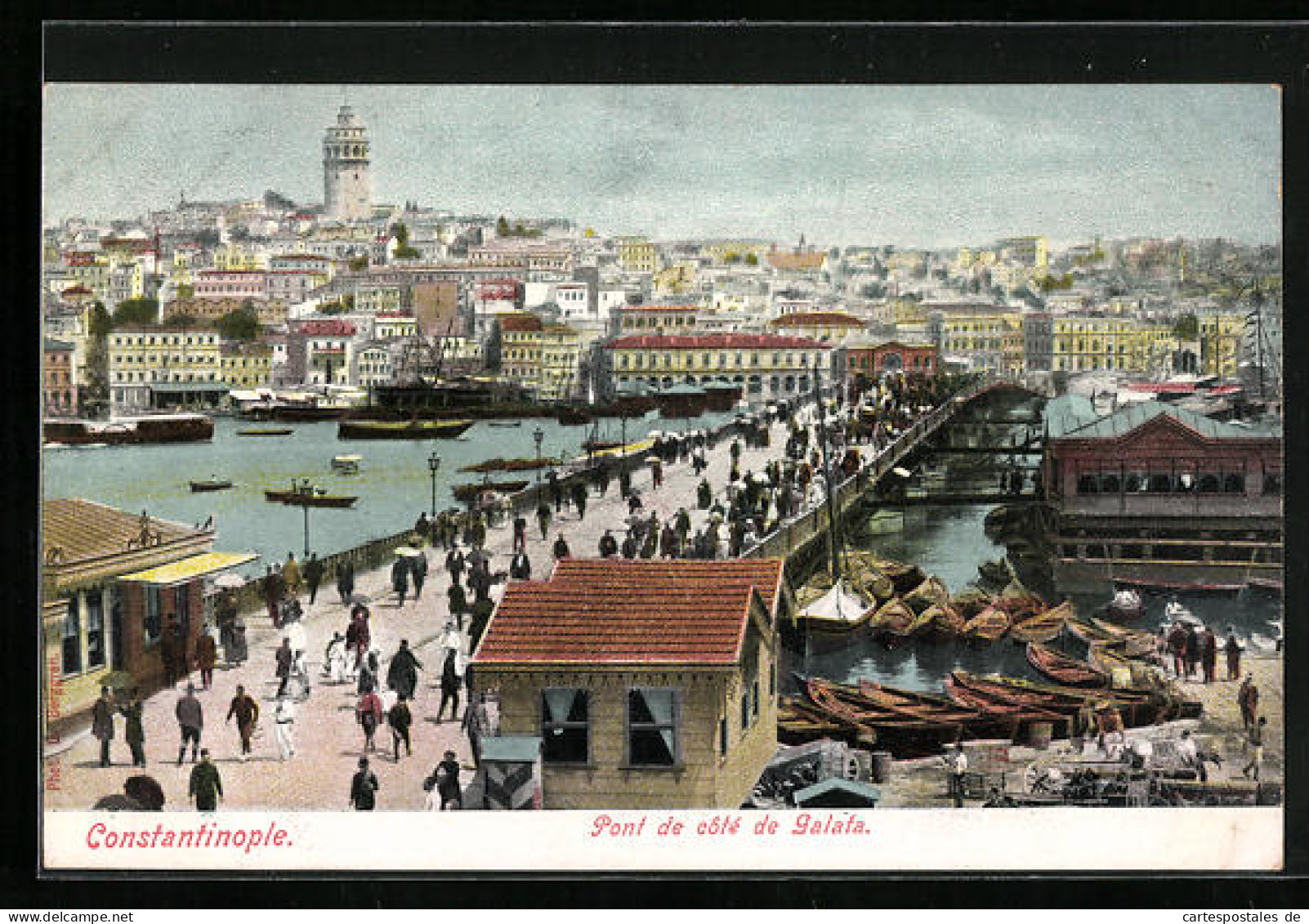 AK Constantinople, Pont De Cotè De Galafa  - Türkei