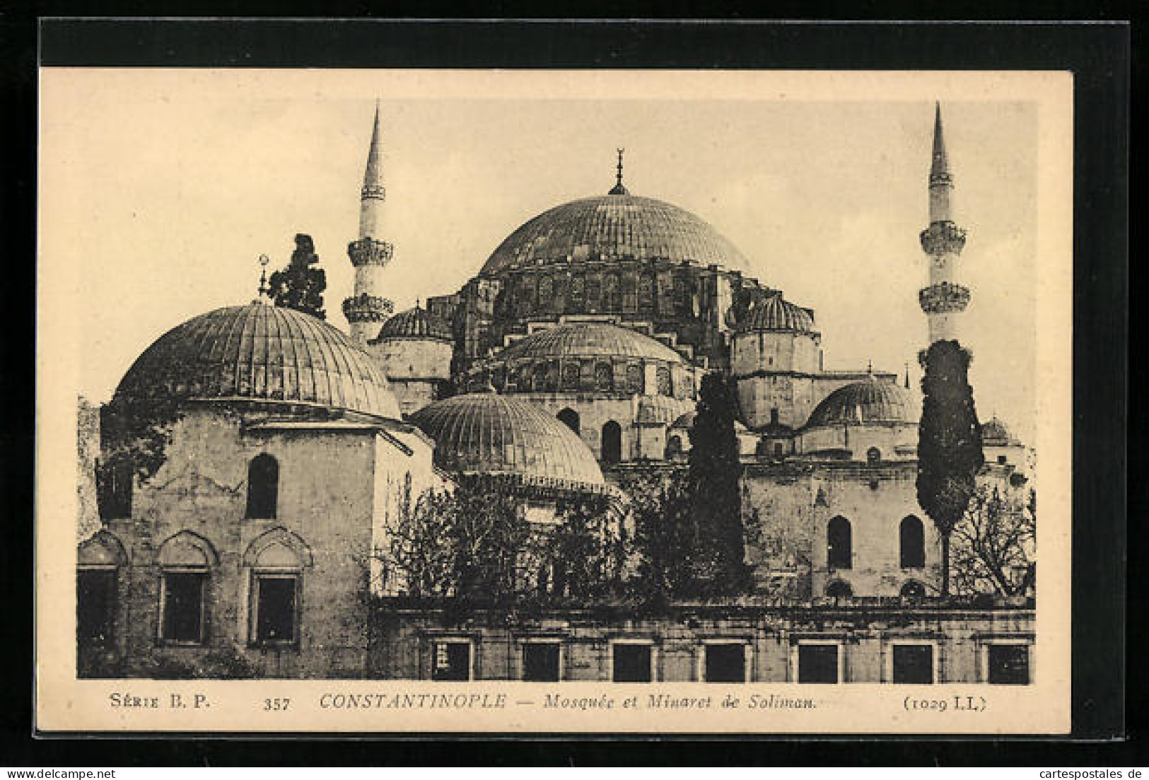 AK Constantinople, Mosquèe Et Minaret De Soliman  - Türkei
