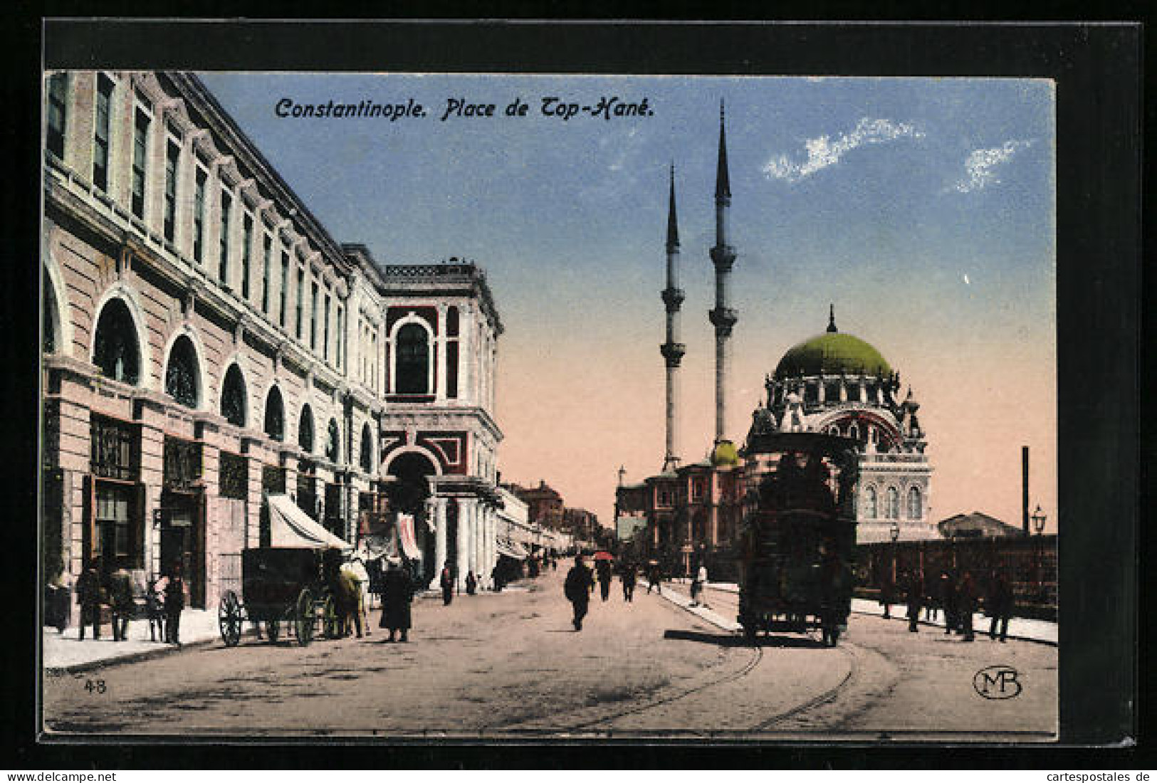 AK Constantinople, Place De Top-Hanè  - Türkei