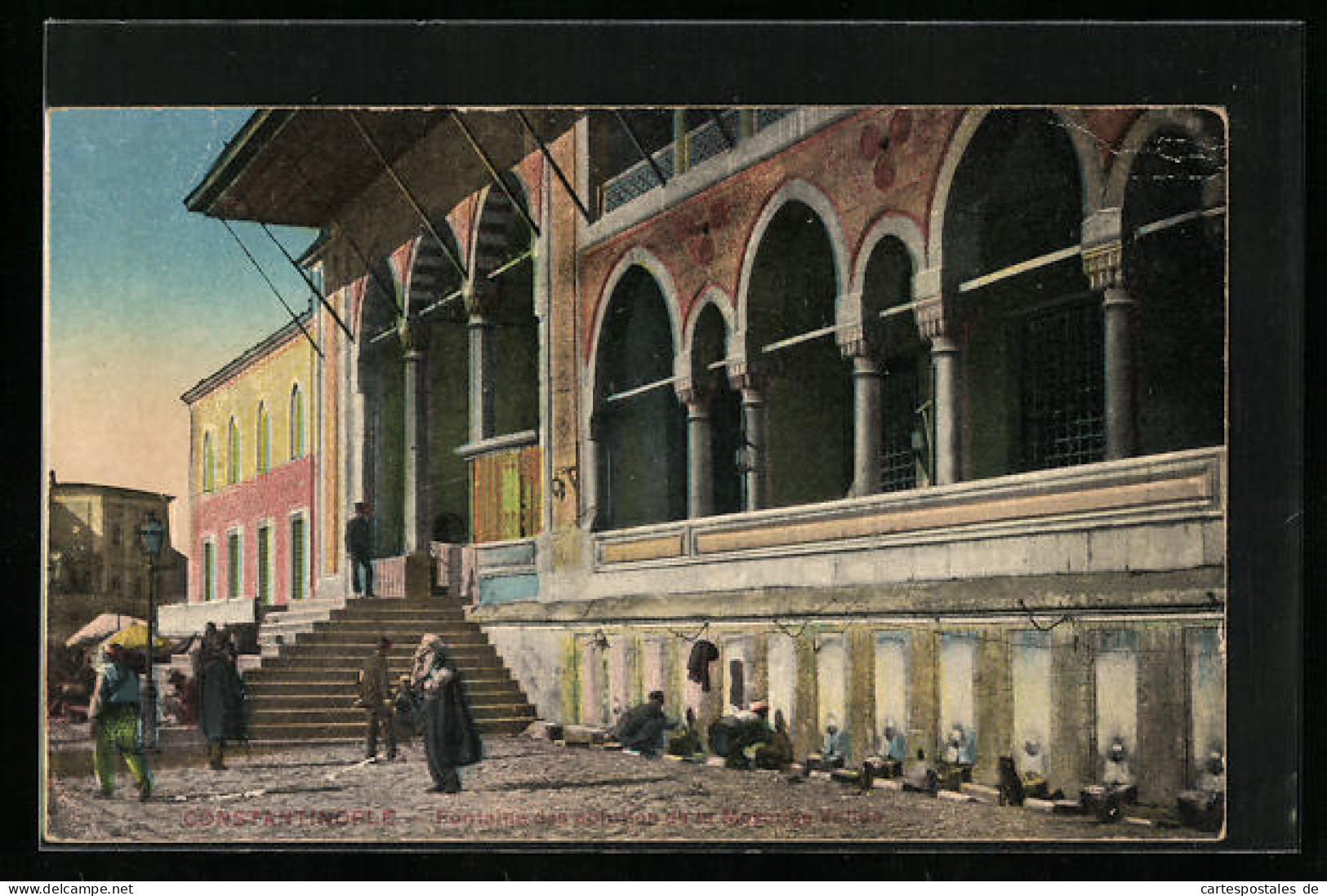 AK Constantinople, Fontaine Des Ablution De La Mosquèe Valida  - Turquia