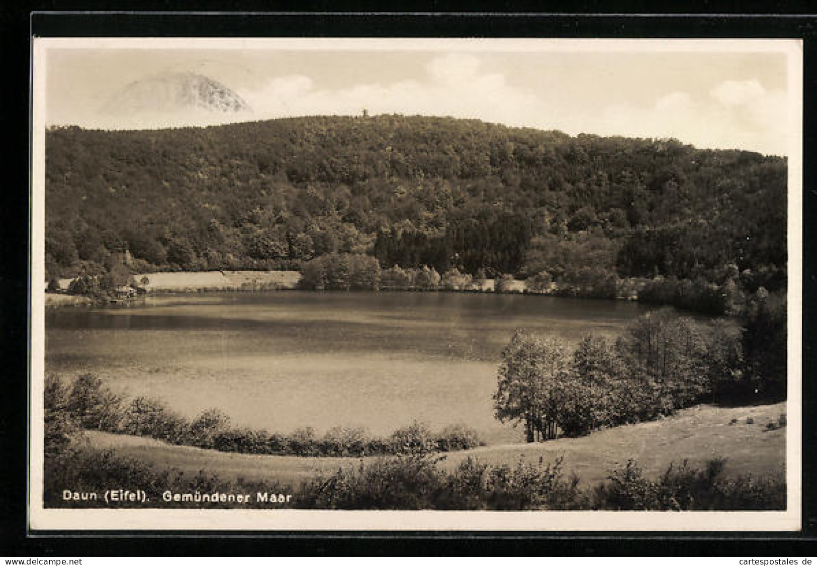 AK Daun (Eifel), Gemündener Maar  - Daun