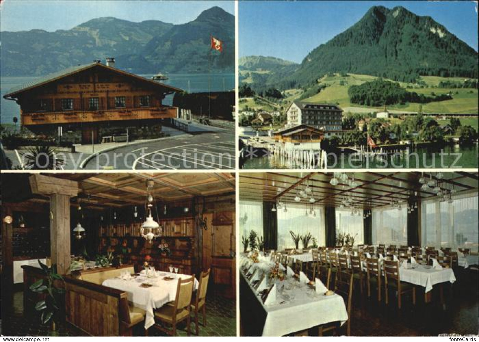 12456104 Beckenried Sternen Hotel Faehrestube Speisesaal Beckenried - Sonstige & Ohne Zuordnung