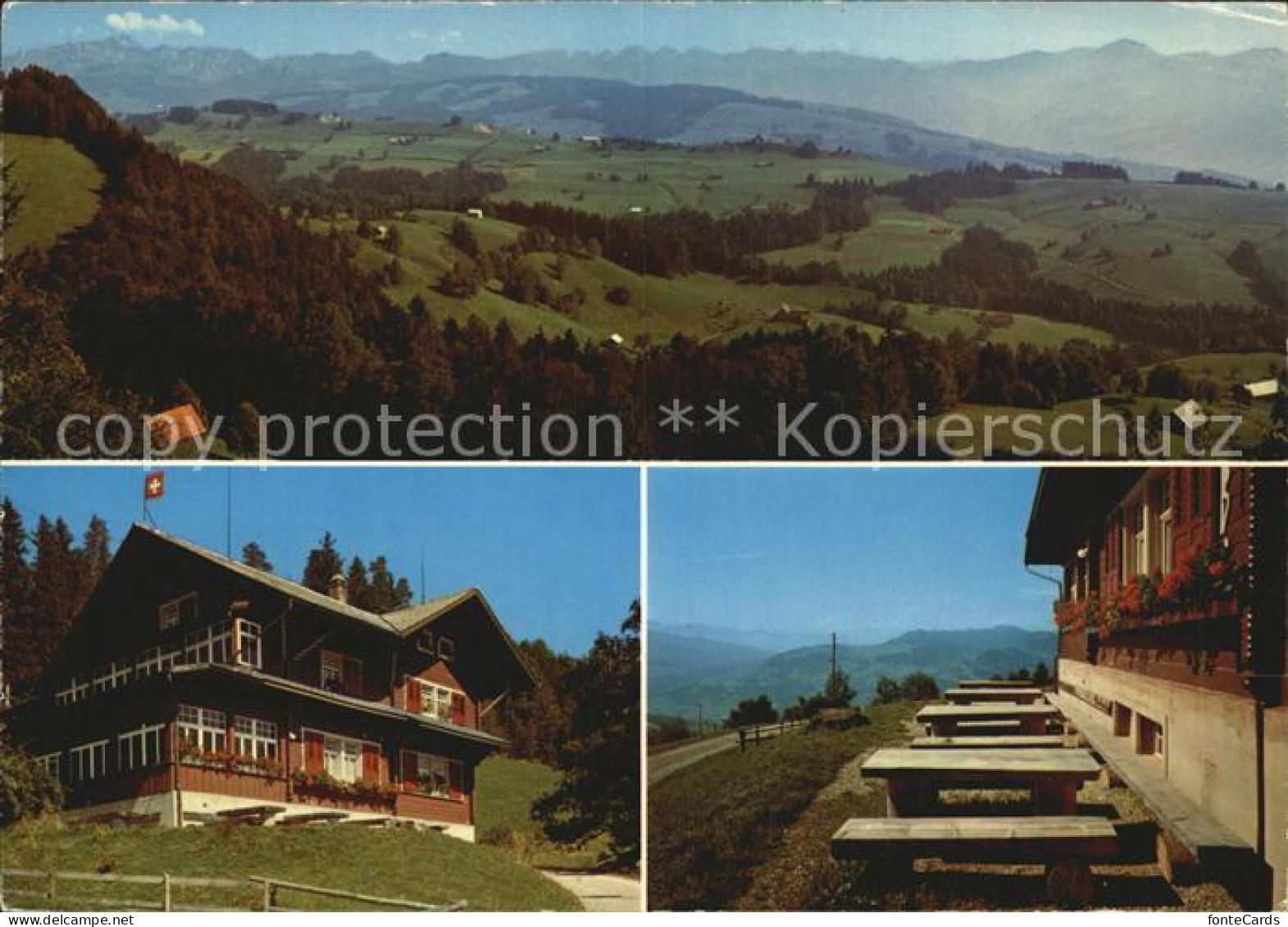 12456081 Koebelisberg Panorama Mit Saentis Churfirsten Und Speer Koebelisberg - Other & Unclassified