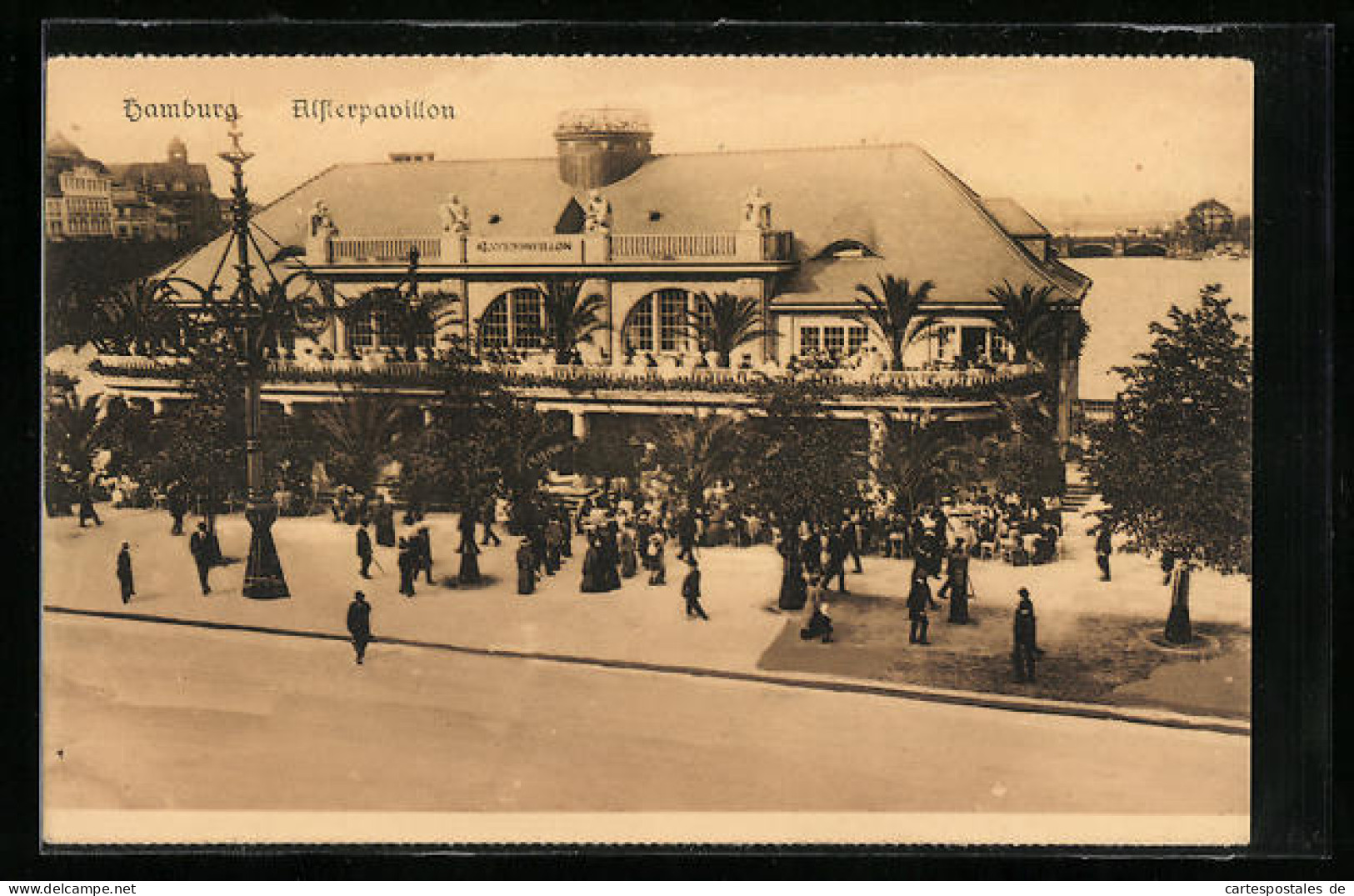 AK Hamburg-Neustadt, Alsterpavillon  - Mitte