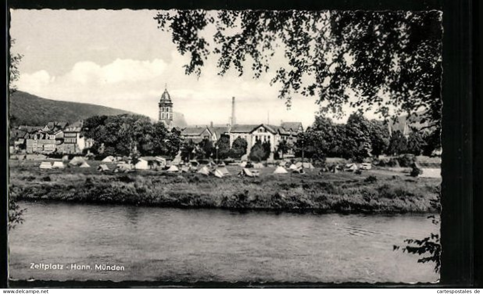 AK Hann. Münden, Blick Zum Zeltplatz  - Hannoversch Muenden