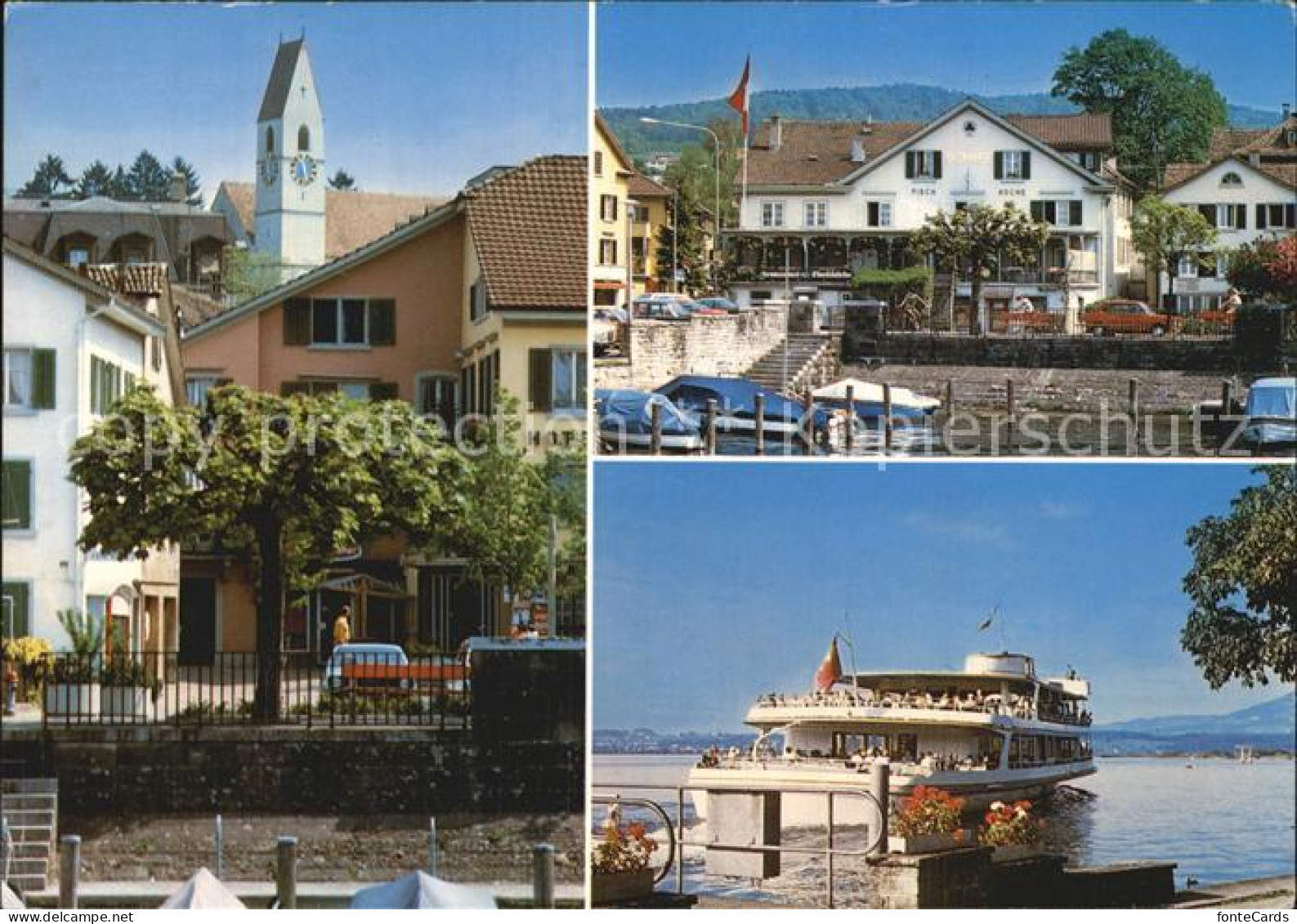 12455743 Maennedorf Kirche Anlegestelle Hafen Maennedorf - Andere & Zonder Classificatie