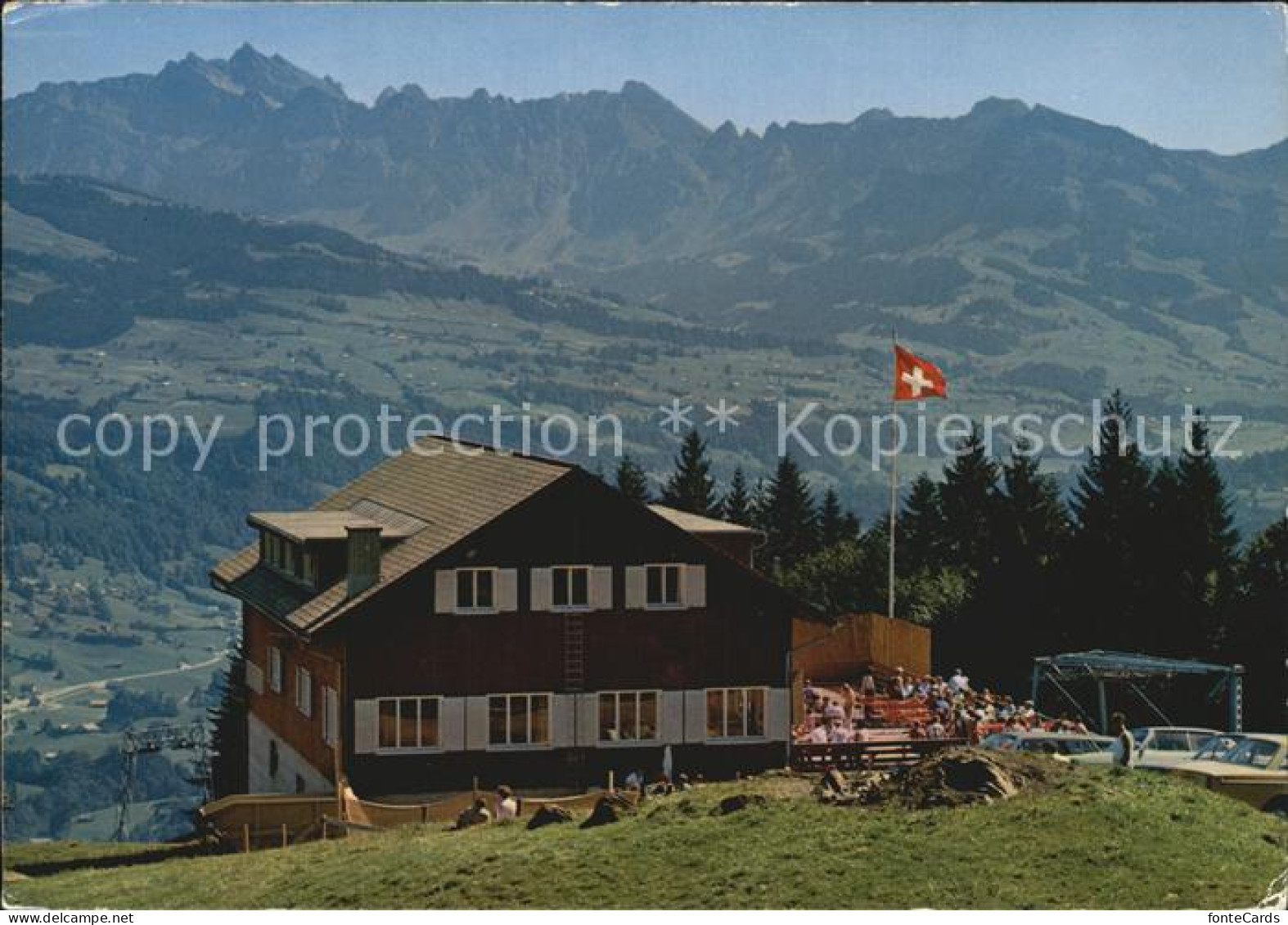 12455564 Obertoggenburg Berghaus Girlen Mit Saentis Appenzeller Alpen Wildhaus - Autres & Non Classés
