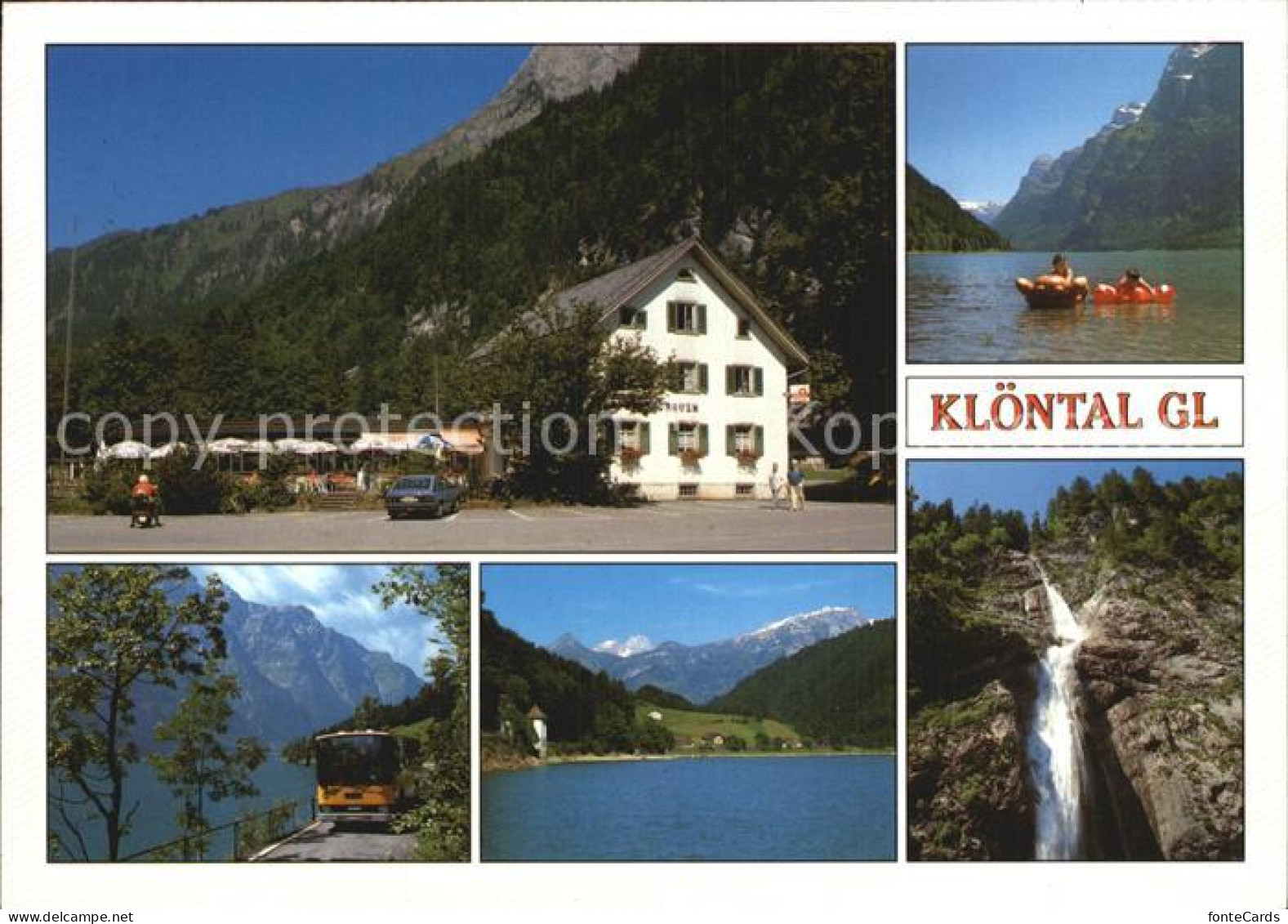 12455392 Kloental Gasthof Seepartie Wasserfall Bus Kloental - Autres & Non Classés