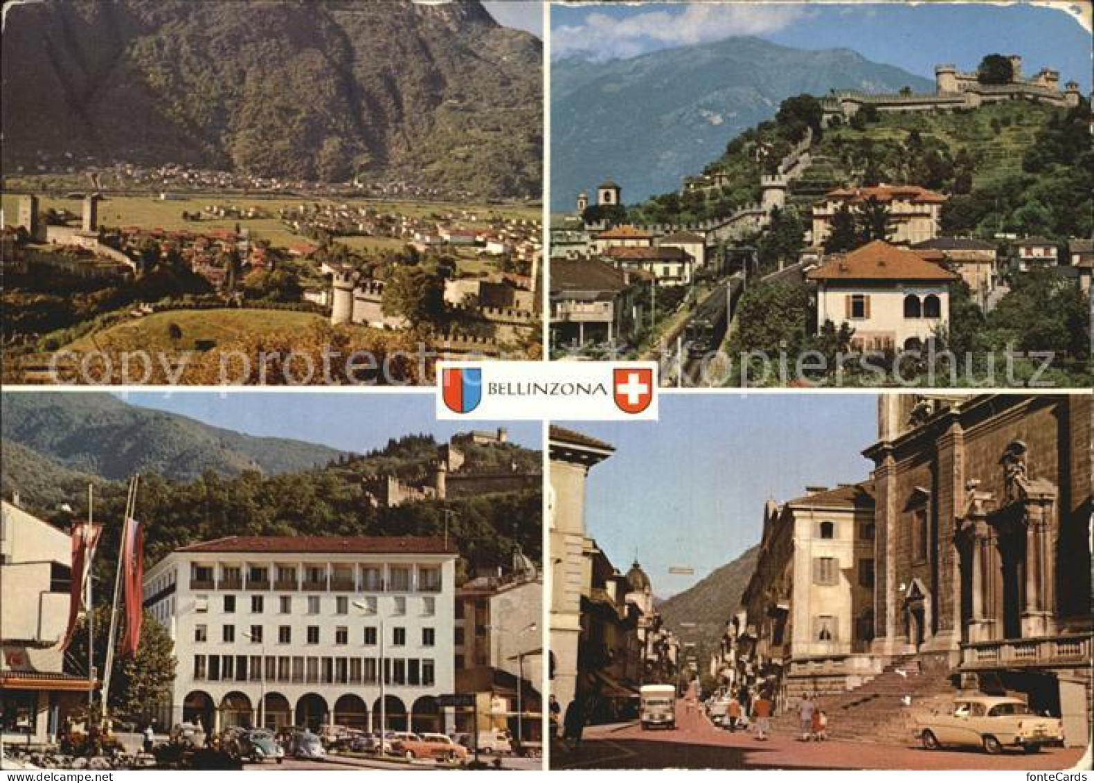 12454633 Bellinzona Panorama Burgen Teilansichten Bellinzona - Autres & Non Classés