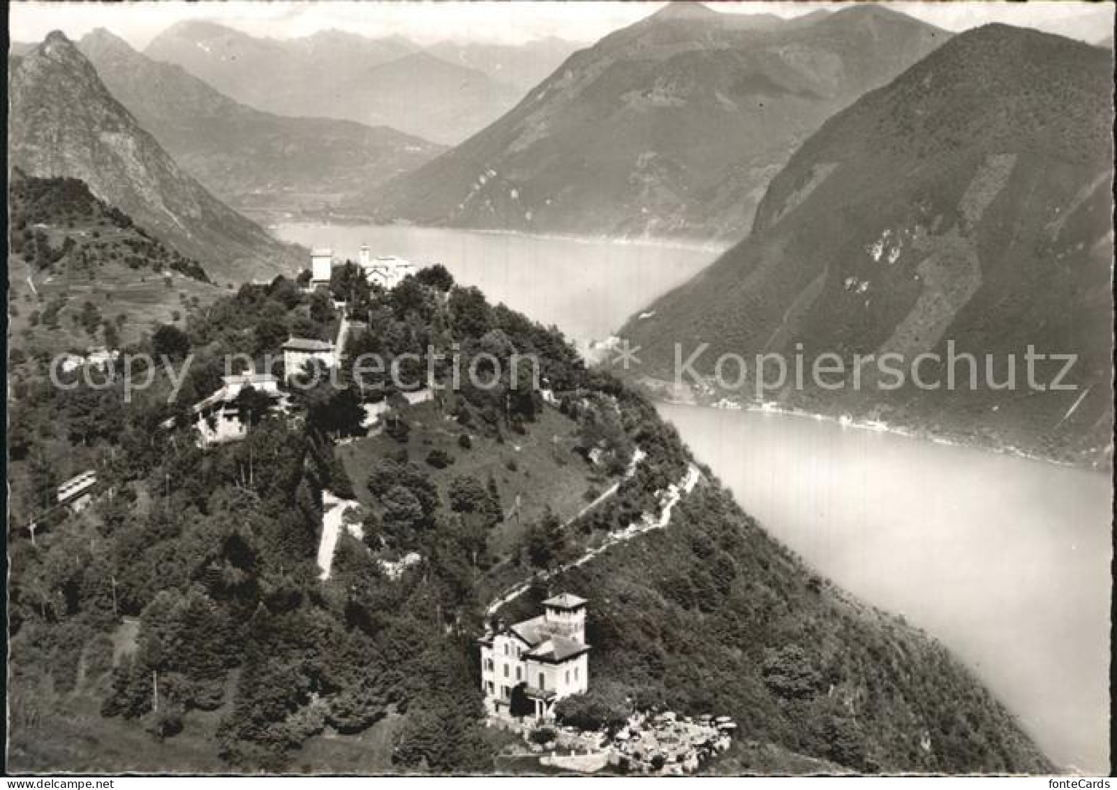 12453864 Monte Bre Lugano Villaggio Lago Di Lugano Alpi Luganersee Monte Bre Lug - Andere & Zonder Classificatie