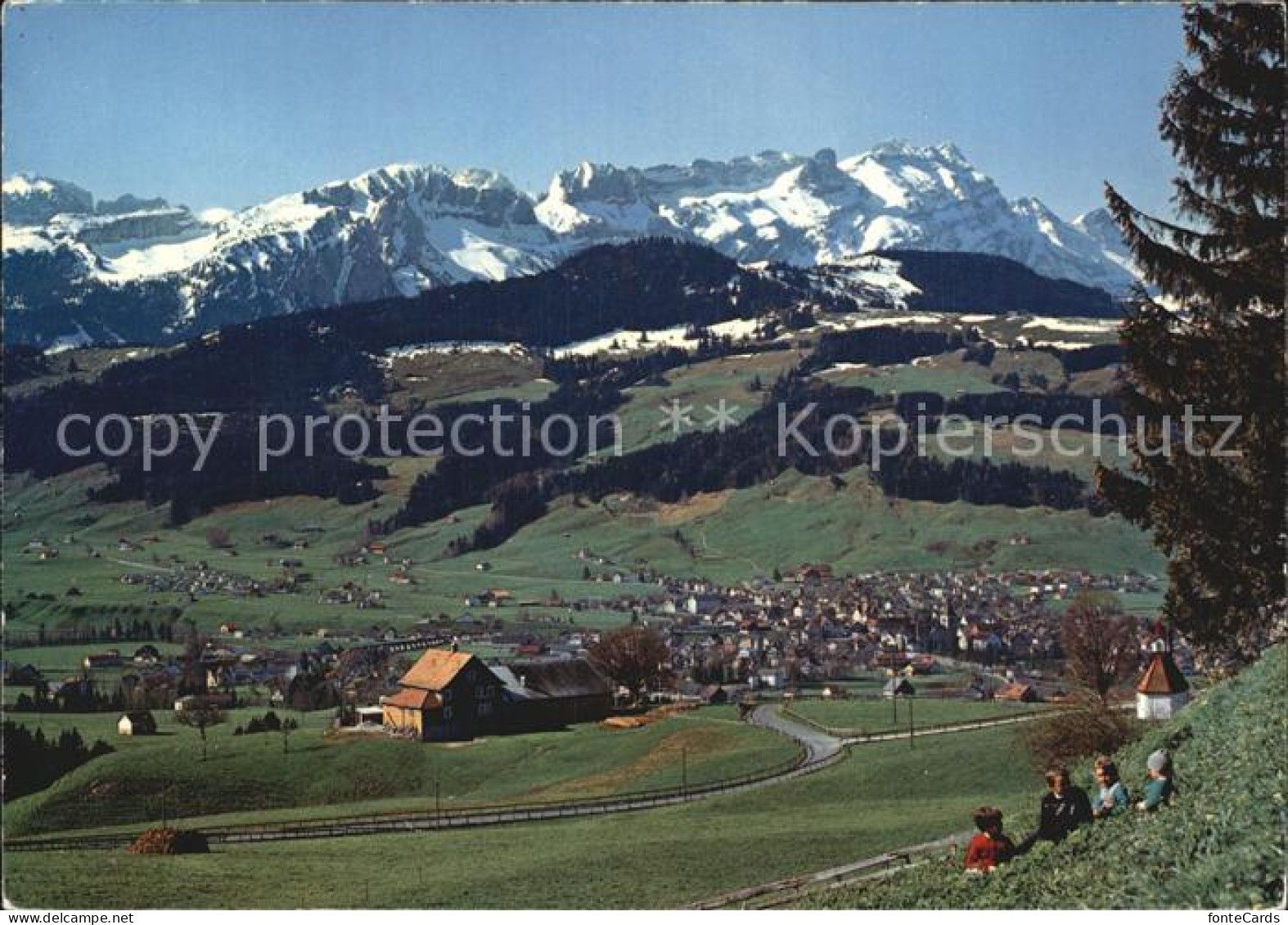 12453632 Appenzell IR Mit Sollegg Klosterspitz Und Saentiskette Appenzell - Autres & Non Classés