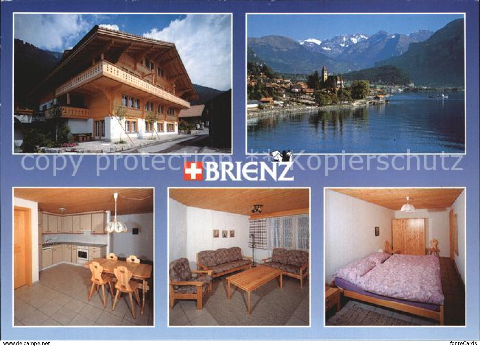 12453568 Brienz BE Brienzersee Ferienwohnungen Linden Kueche Wohn Und Gaestezimm - Sonstige & Ohne Zuordnung