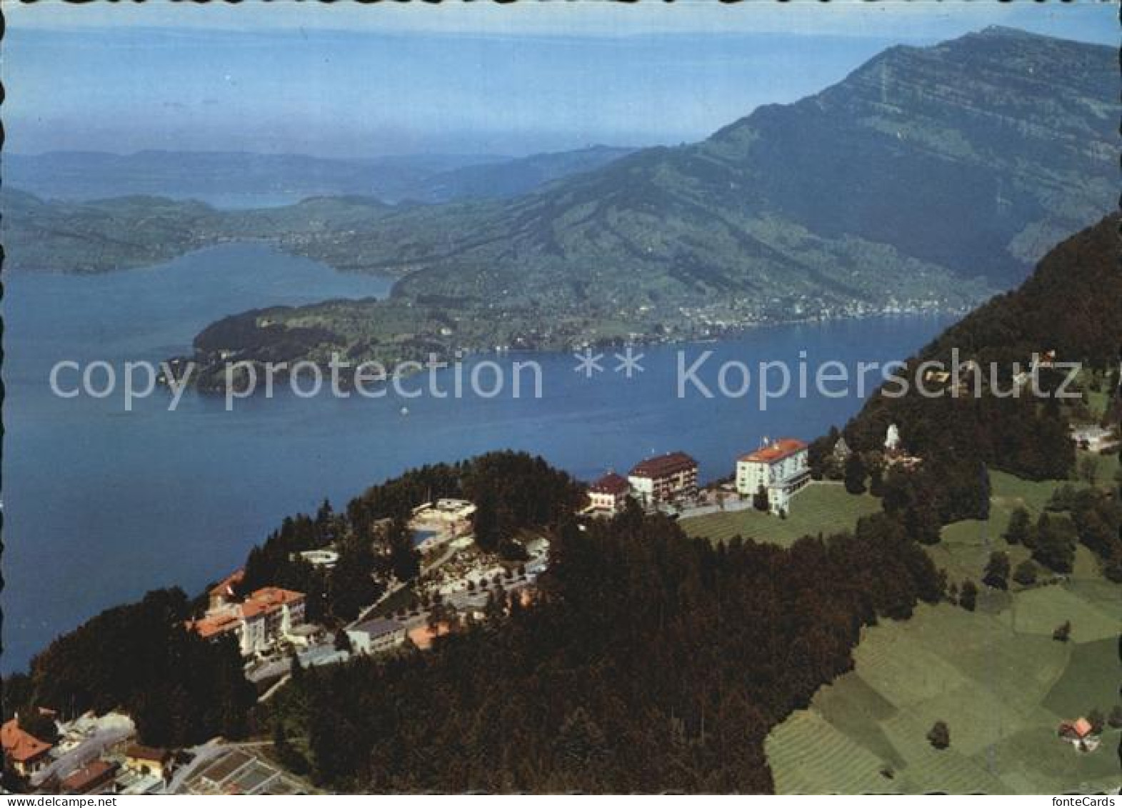 12453542 Buergenstock Hotels Mit Rigi Fliegeraufnahme Buergenstock - Sonstige & Ohne Zuordnung